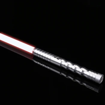 

TXQSABER Heavy Dueling Lightsaber Baselit RGB Saber Force FX 6 Set Soundfonts High Light with FOC Metal Hilt -OT003