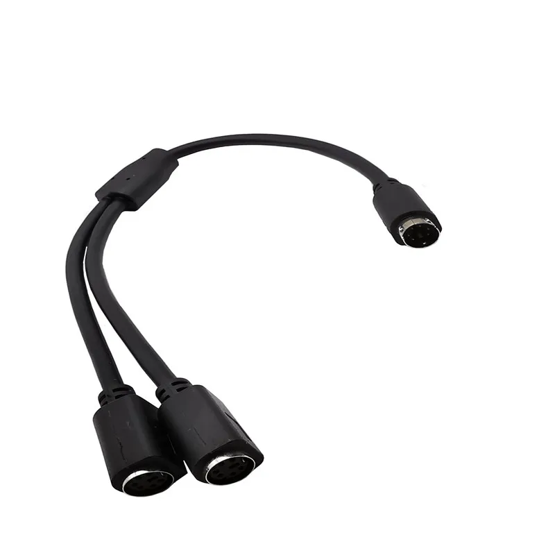 25cm PS2 Cable 25cm PS/2 Splitter Cable - 6-Pin Mini Din Male To Dual ...