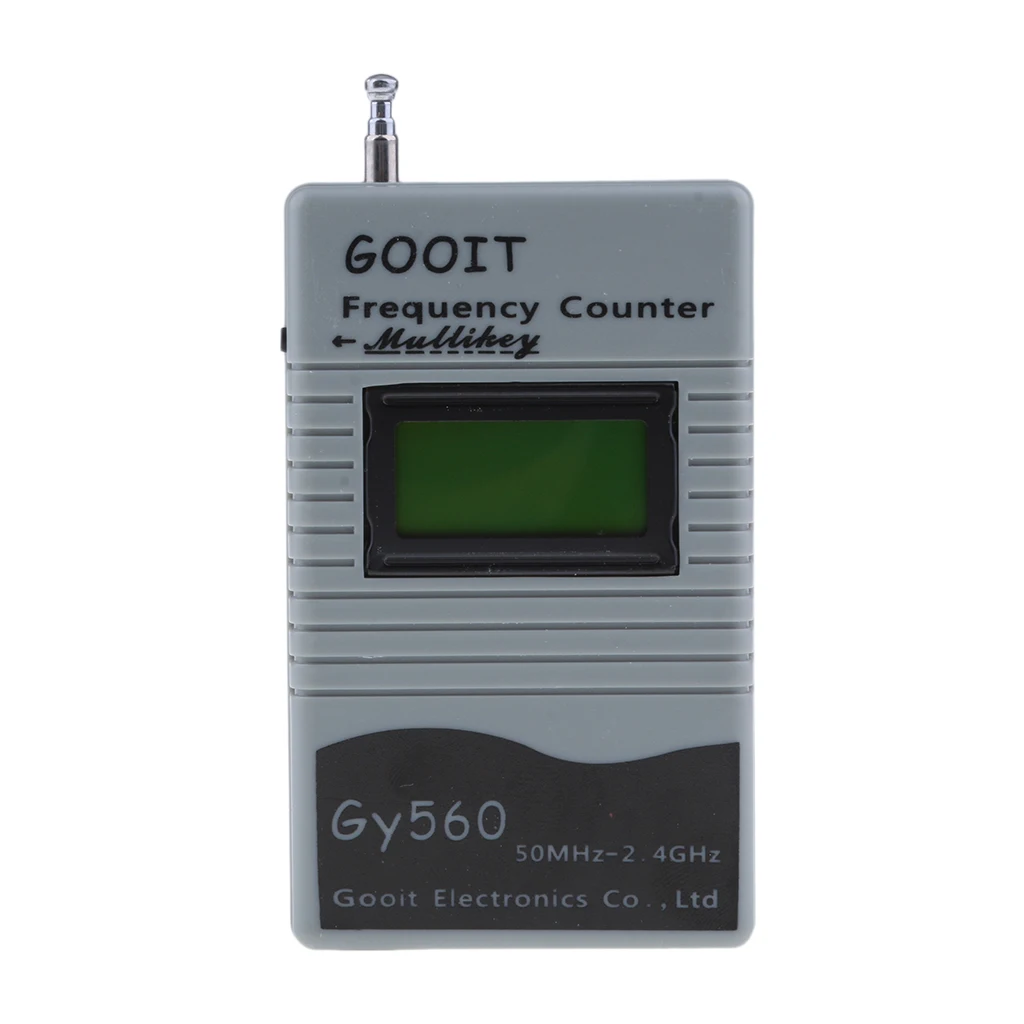 GY-560 Professional 50MHz Handheld Frequency Counter DCS CTCSS Radio Testing Frequency Meter Decoder,Gray