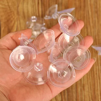 

Hot 10PCS Powerful Suction Cup Perforated Transparent Plastic Suction Cups 4cm Diameter Suction Cup