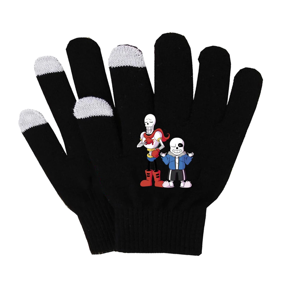 Игра «Undertale» перчатки унисекс пальчиковые хлопковые теплые перчатки нескользящие перчатки с сенсорным экраном перчатки для пальцев