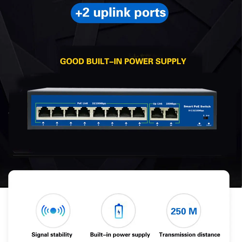 Рисунок 4 - Ethernet-коммутатор с 8 портами