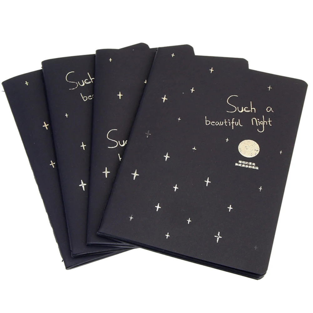 Painting Notebook Sketching Book Black Paper 32k 56 Pages Writing Diary Art Supplies Creative Drawing Student School Stationery