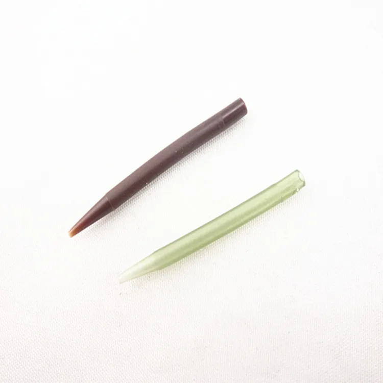 

10pcs/Lot European Carp Fishing Accessories offshore angling Small Rubber Tip hook Line Anti-winding Soft Silicone Tube Sleeve