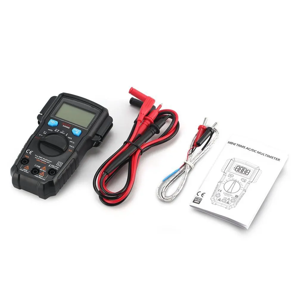 BSIDE ADM66 Mini Digital Multimeter 1999 Counts True RMS Auto Range AC/DC Volt Amp Ohm Diode NCV Continuity Tester Meter | Автомобили и