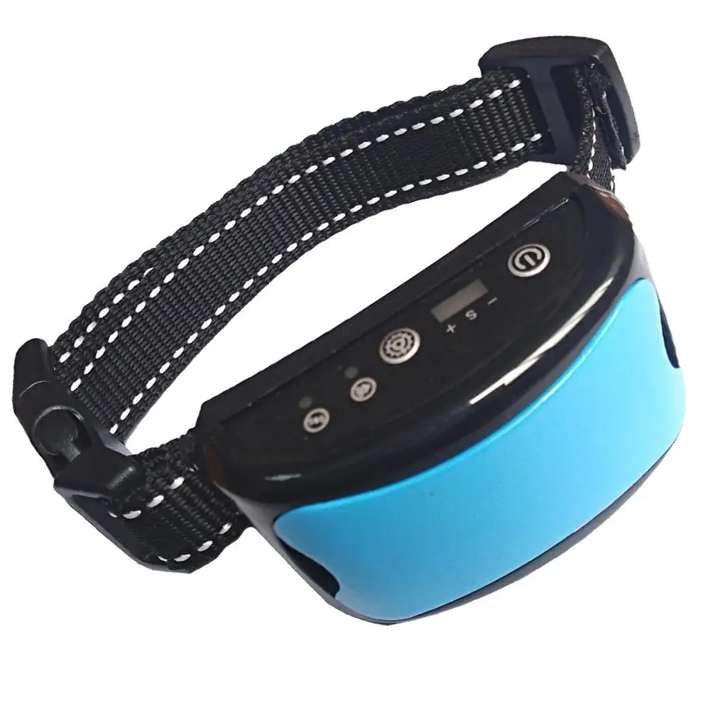 

Safe Effective Rechargeable Bark Stop Collar Waterproof Vibration Electric Shock Pets Training Device