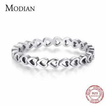 

Top Quality Authentic Luxury 100% Real 925 Sterling Silver Stackable Ring Clear Cubic Zirconia Fine Wedding Jewelry For Women