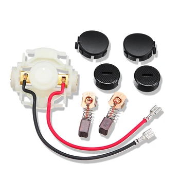 

Plastic Metal Carbon Brush Cap Covers Holders Kit Spare Part For Makita 638921-2