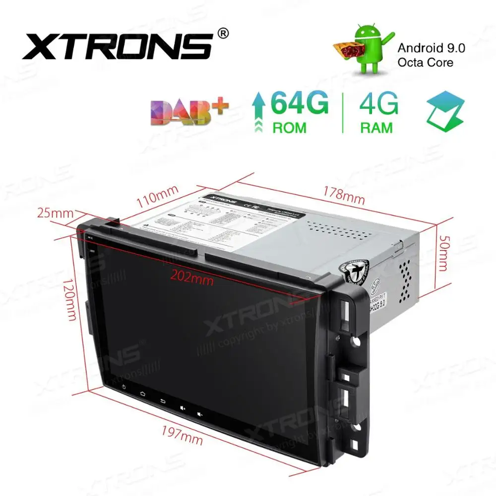" Android 9,0 Pie OS Автомобильная Мультимедийная навигация gps Радио Для Hummer H2 2008-2009 с автопроигрыванием/Android Поддержка авто функций