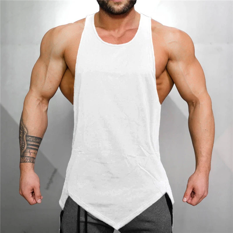 Бренд Muscleguys, одежда для фитнеса, жилет для спортзала, мужская рубашка для бодибилдинга, жилет, свободный однотонный жилет, рубашка без рукавов