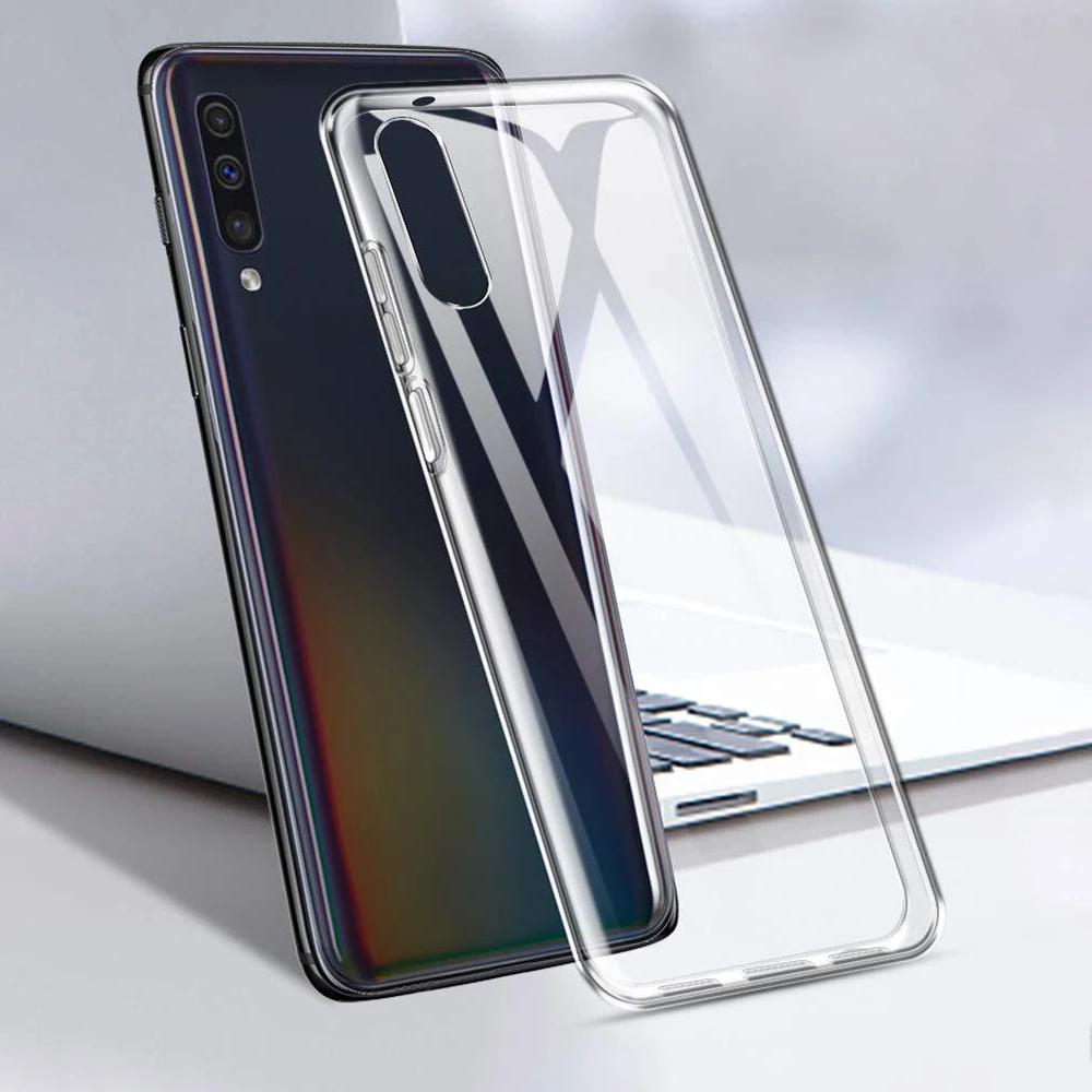 Прозрачный ТПУ мягкий чехол для samsung Galaxy A51 A70 силиконовый ультра тонкий задний