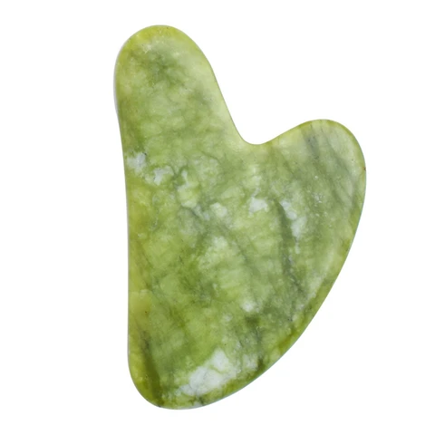 Jade Stone Gua Sha Massage Board Rose Quartz Guasha Plate Jade Face Massager Scrapers Tools For Face Neck Back Body