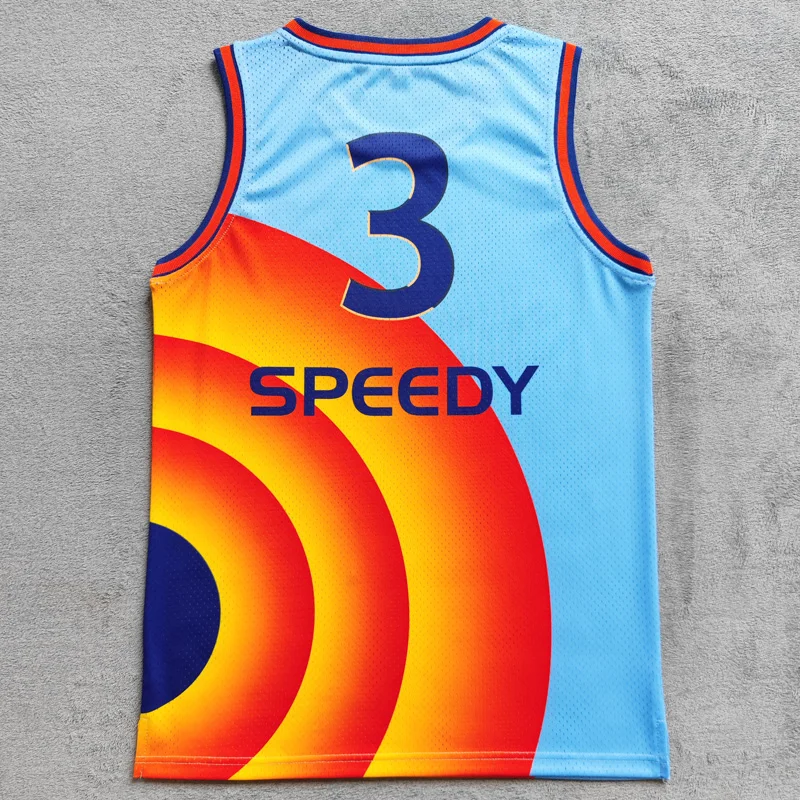 Movie Space Jam 2 A New Legacy Tune Squad 3 SPEEDY Basketball Jerseys Halloween Uniforms