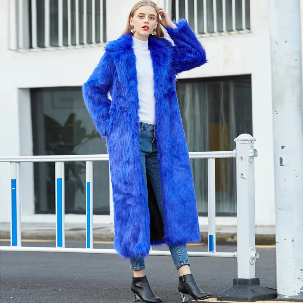 Manteau femme модное зимнее пальто женская верхняя одежда с длинными рукавами теплое пальто плюшевая куртка длинное пальто ropa mujer