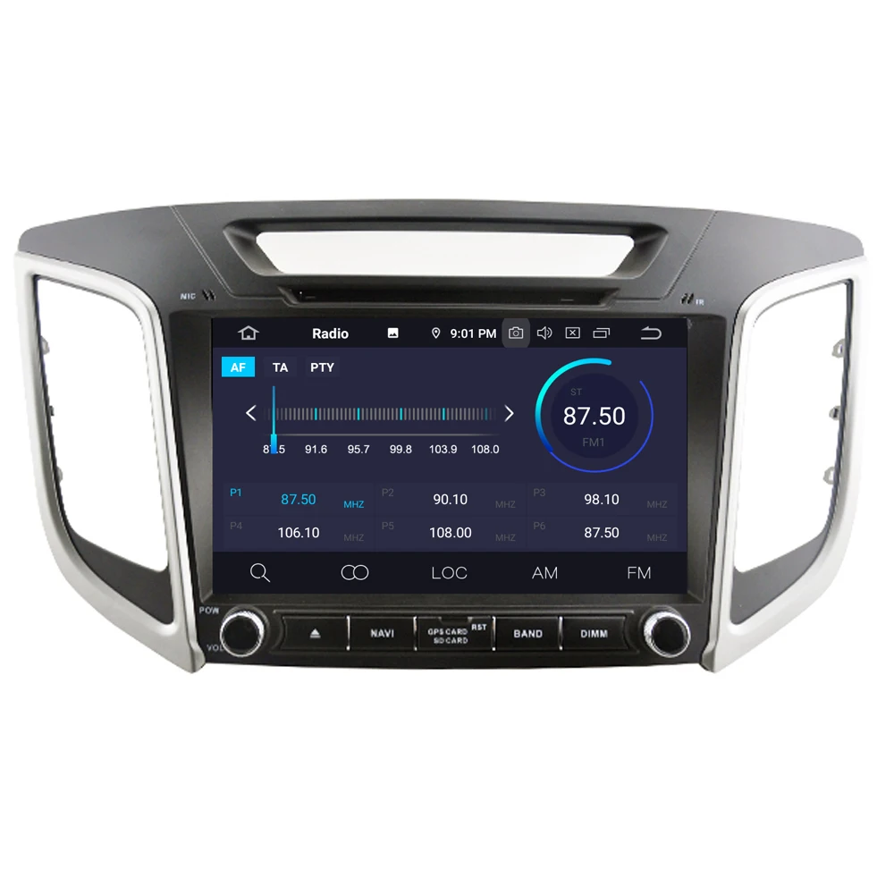 Top RoverOne Car Radio Stereo For Hyundai IX25 Creta 2014 2015 2016 Android 9.0 Octa Core Autoradio GPS Navigation Multimedia Player 3