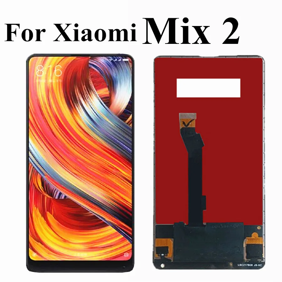 Все Протестировано хорошее IPS LCD для Xiaomi Mix 2 сенсорный экран дигитайзер сборка mi