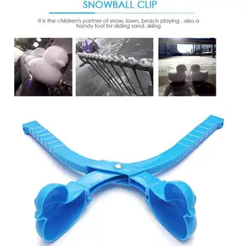 

1pc Cartoon Lovely Duck Shaped Snowball Maker Clip Winter Children Outdoor Snow Sand Mold Tool Creative Outdoor Fun & Sports