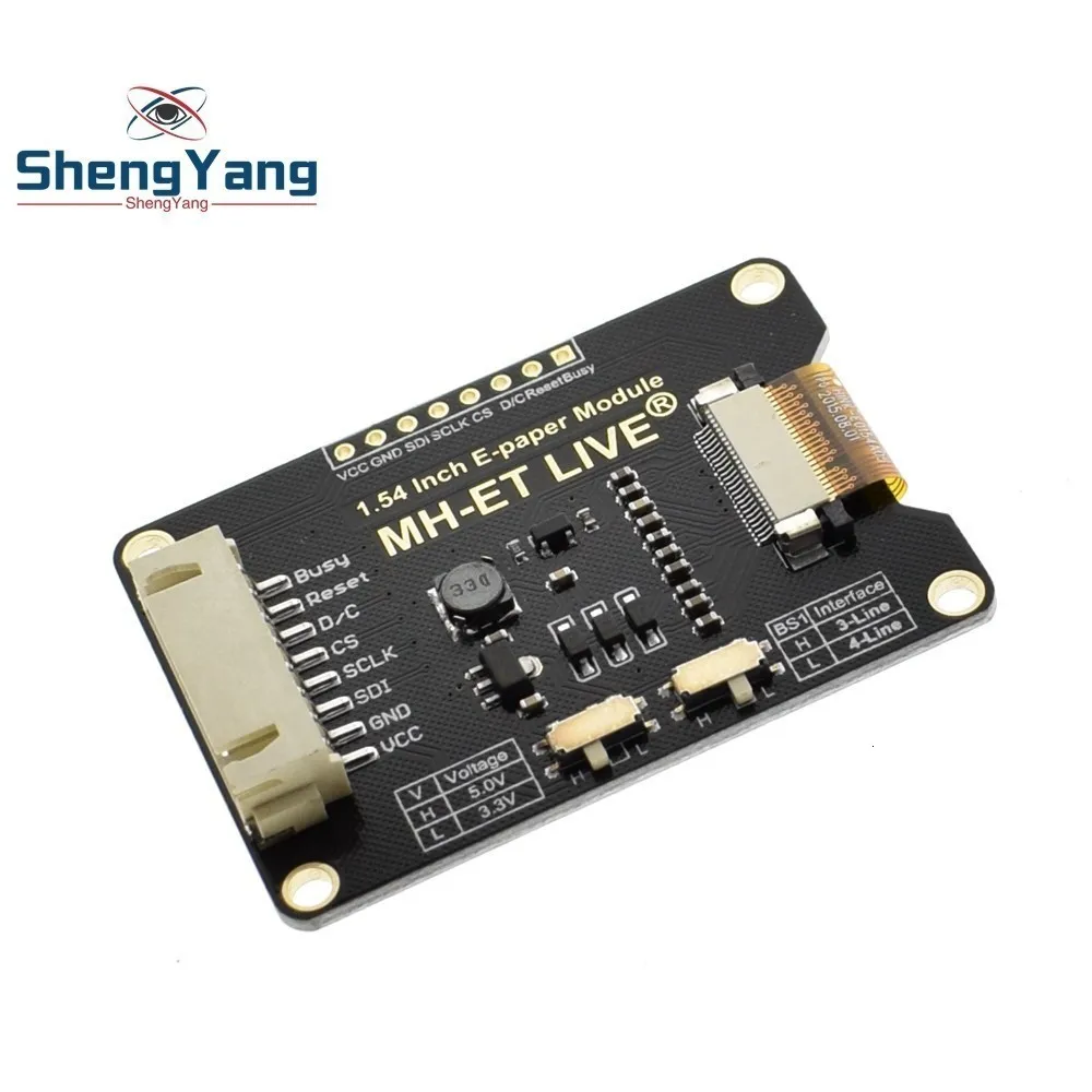 ShengYang 1,54 дюймовый электронный модуль E-paper E-Ink EInk экран дисплея SPI поддержка глобальной/части для Arduino STM raspberry pi ESP32