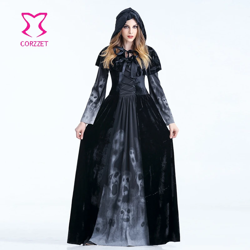 long black fancy dress