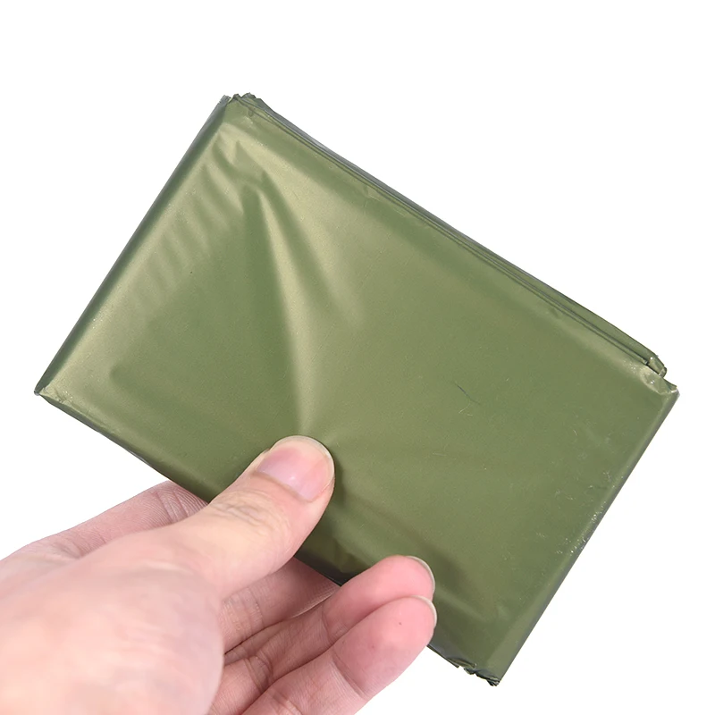 Lightweight Outdoor WaterProof Emergency Survival Rescue Blanket Foil Thermal Space First Aid Gold Curtain Military Blankets | Спорт и