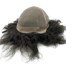 Парик для волос мужской Индивидуальные Большая крышка парик с натуральными волосами моно кружевная основа женский парик