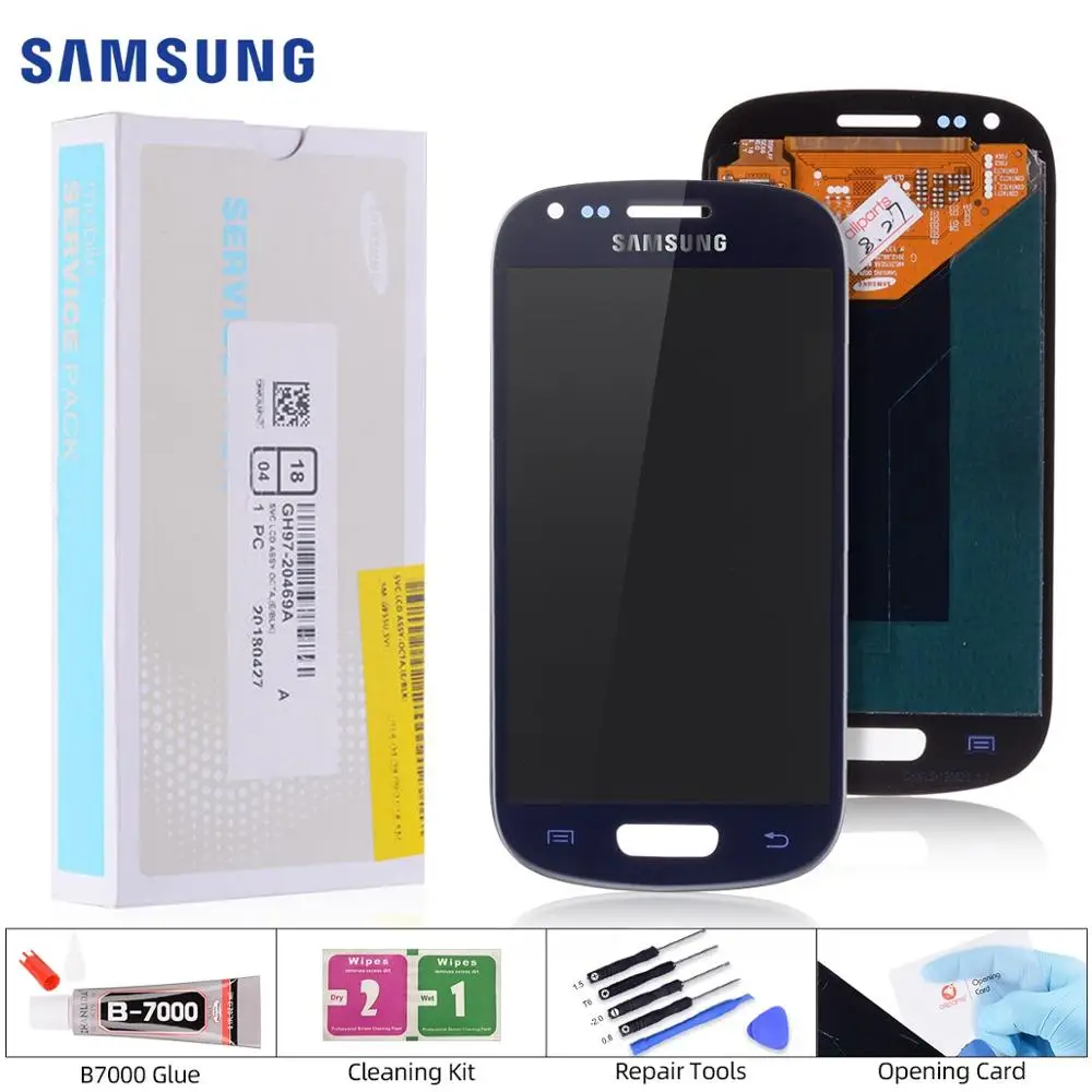 AMOLED Дисплей для SAMSUNG Galaxy S3 Mini LCD i8190 GT i8195 i8200 в сборе с тачскрином Оригинал белый