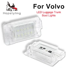 2 шт. светодиодный для Volvo XC70 S60 V60 S80 C70 V70 XC90 светодиодный багажный отсек светильник багажник светильник авто светильник ing системы автозапчастей