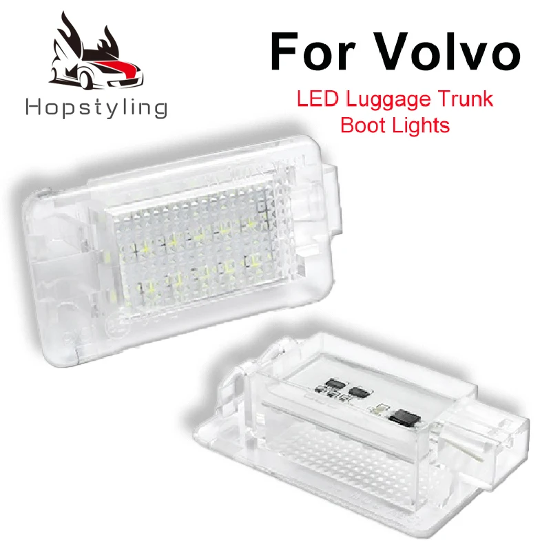 

2PCS LED For Volvo C70 S60 V60 V70 C30 XC70 S80 XC90 V40 V50 XC60 LED Luggage Compartment Light Trunk Lamp Auto Lighting System