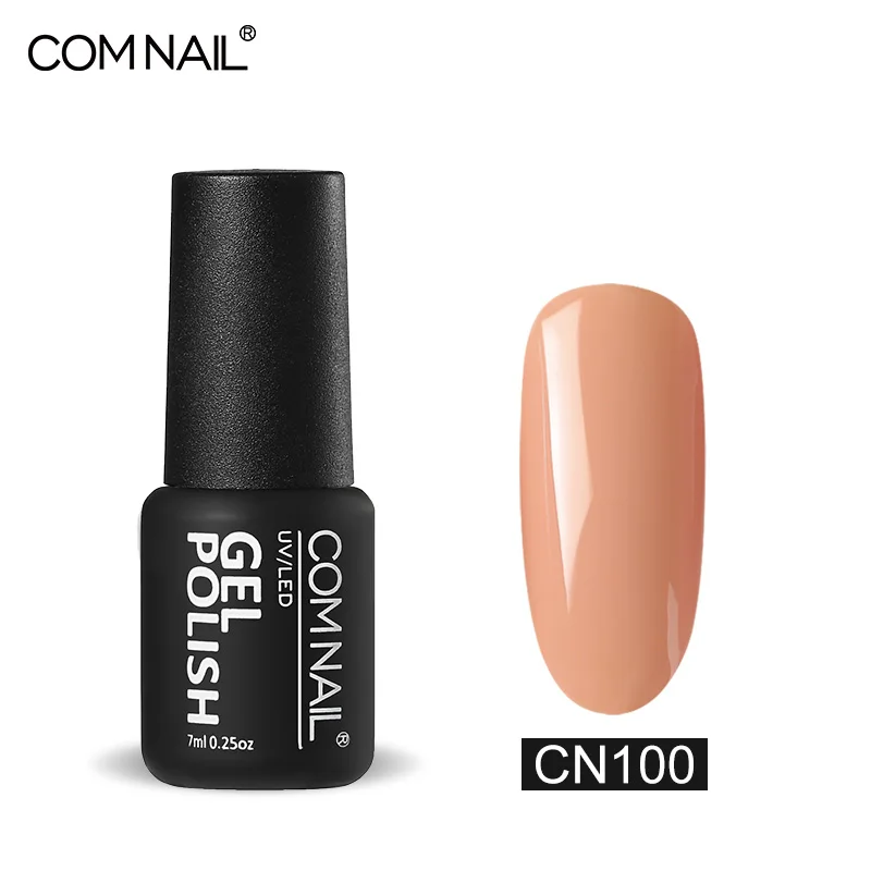 CN100 Гель-лак для ногтей Comnail, 7 мл, 104 цветов, для маникюра, полуперманентный, верхний слой, УФ светодиодный Гель-лак, впитывающий гель для ногтей - Цвет: CN100