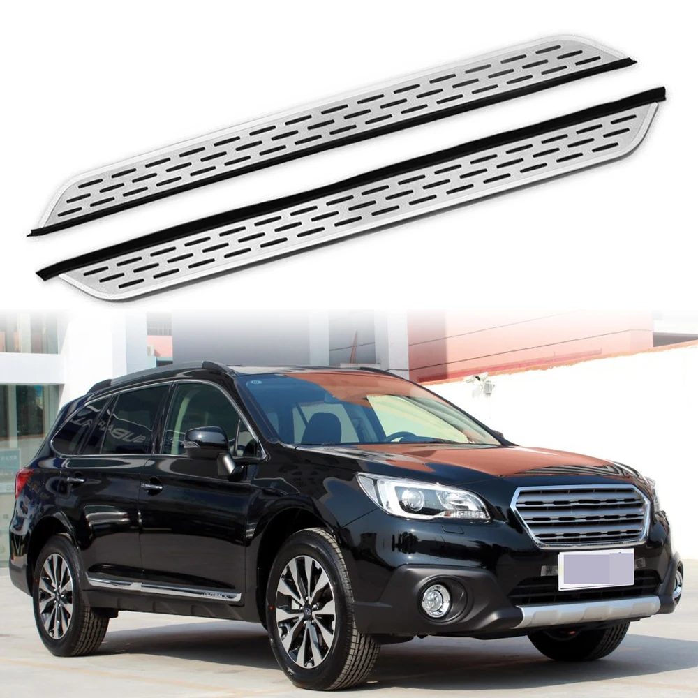 Подножка для Subaru Outback 2011-2016 из нержавеющей стали серебристая 2 шт. | Автомобили и