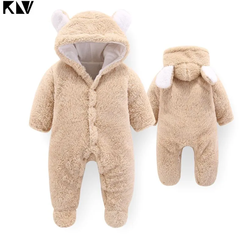 KLV, зимний спальный мешок для новорожденных, коралловый бархат, хлопковые спальные мешки для малышей, Детские спальные мешки с рисунком медведя