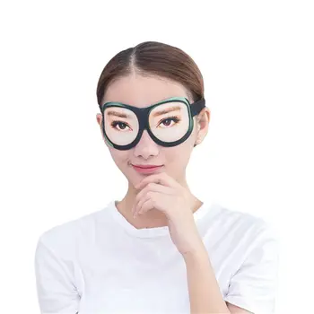 

Funny Human Eye Mask Sleeping Eye Mask Travel Rest Aid Eye Mask Cover Patch Paded Soft Sleeping Mask