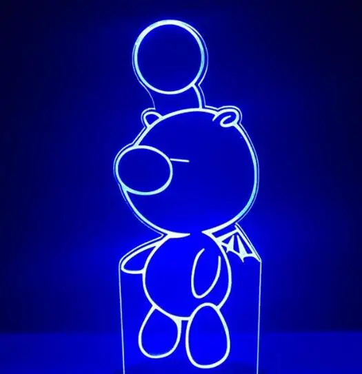 Game FINAL FANTASY IX Night Light LED Touch Sensor Decorative Lamp Birthday Holiday Festival Gift VIVI Ornitier 3D Table Lamp - Испускаемый цвет: model 6