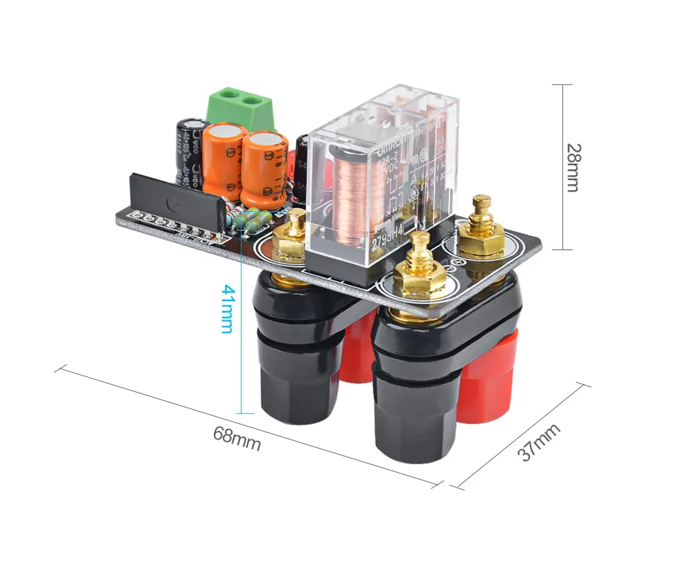 Защитная плата для динамиков UPC1237 непосредственно устанавливается на шасси