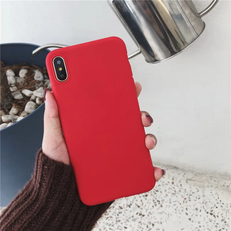 Мягкий силиконовый матовый чехол ярких цветов для Xiaomi mi 9T Pro A1 A2 6X5X8 Lite 9 SE Red mi K20 S2 7A Note 7 6 5 Pro 5A - Цвет: DK-ho