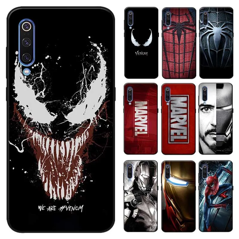 Marvel Phone Case for xiaomi mi 10 pro 9 9t se 8 pocophone f1 mix 3 Soft silicone Cover |