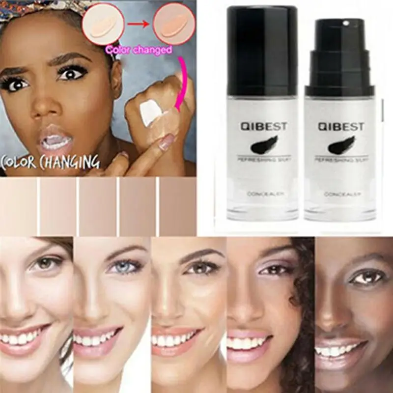 

Liquid Foundation Oil-control Concealer Cream Makeup Base Nude Hydrating Long Lasting Makeup Foundation