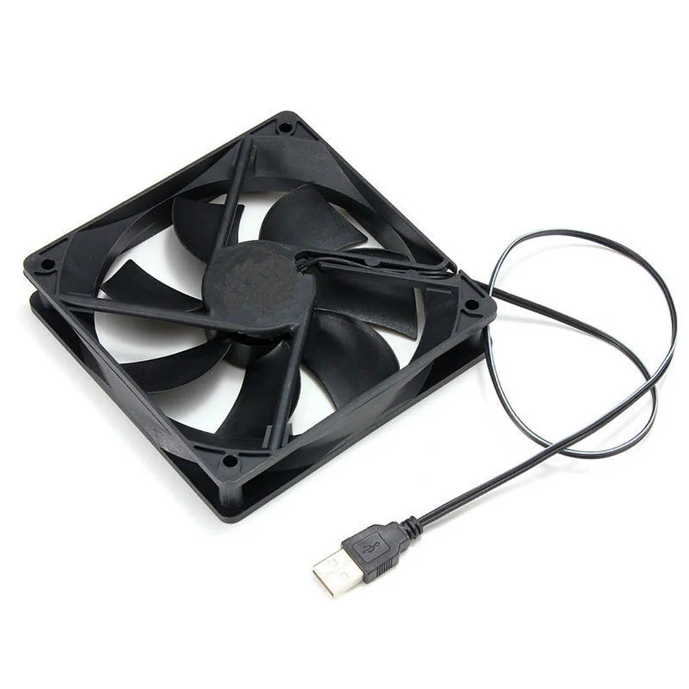 

USB Cooler Cooling Fan 5V DC Brushless CPU PC Computer Case 120mm VH99