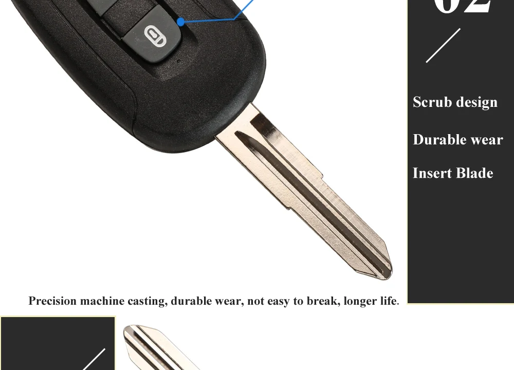 Keyforkess Auto Chiave A Distanza 433Mhz di Controllo ID46 per Chevrolet Captiva Opel Antara 2/3 Bottoni Auto Keyless Fob con pcf7936 di Chip - H078ada7ac47e4c2fb055d1871e3791edR