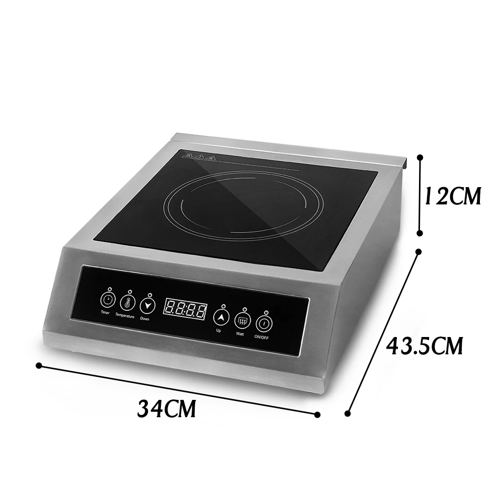 ITOP High Power Induction Cooker Glass-ceramic Touch Control Energy-Saving Cooking Commercial Cooker Machine 3500W 220V-240V