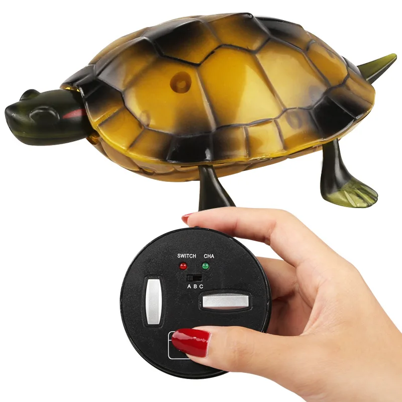Simulation Swing Walk Remote Control Turtle Anti-wear Tires Eye Lights Early Learning Cognition Realistic Form Electric RC Toys 6