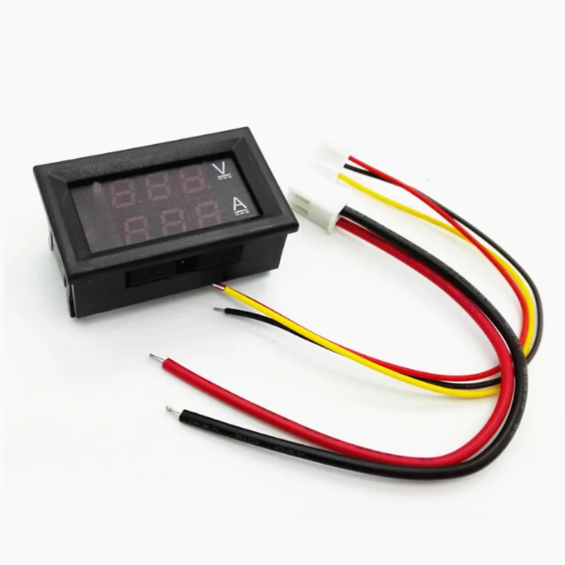 0 28 &quotDC 100V 10A Вольтметр Амперметр светодиодный амперметр двойной цифровой