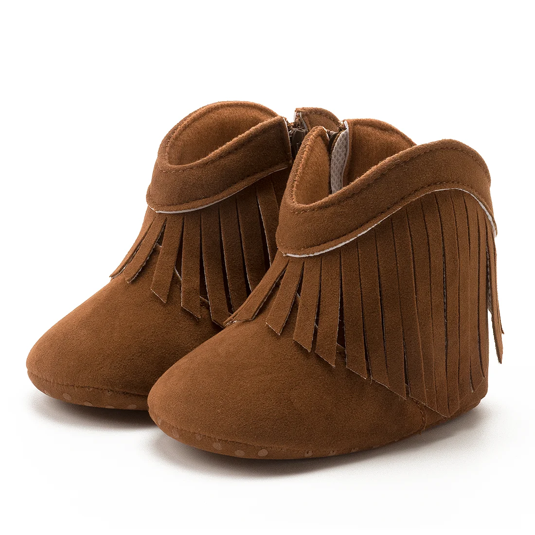 Baby Booties Infant Toddler First Walkers Soft Sole Anti-slip Boots Moccasin For Kids