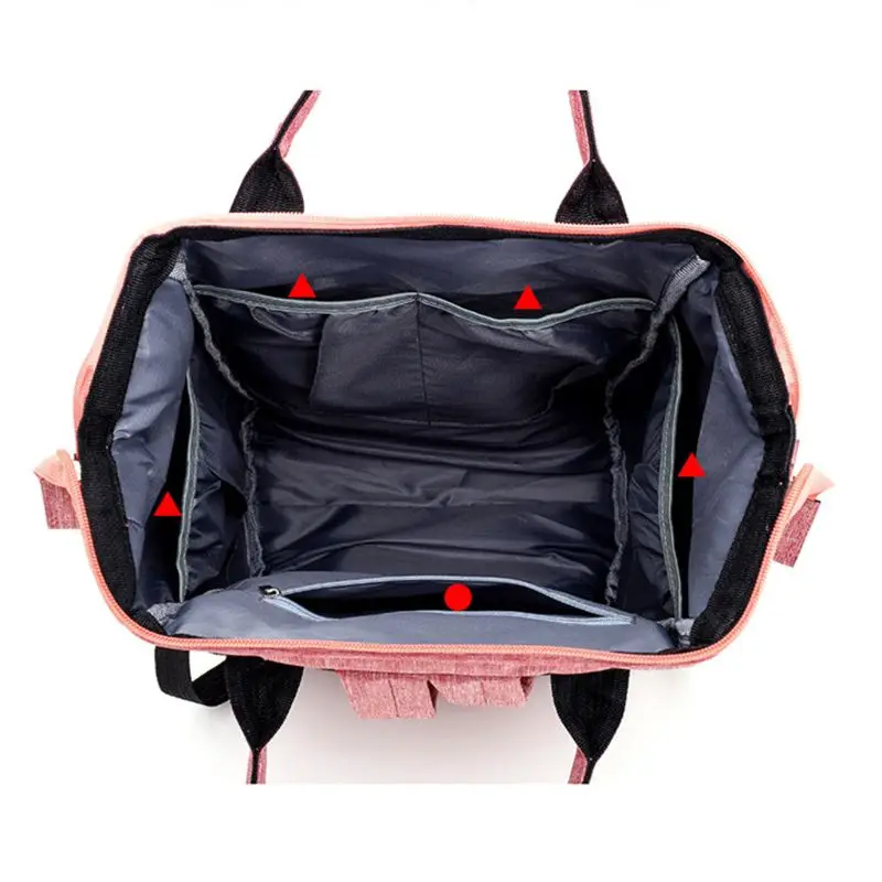 Простая Сумка для подгузников с клипсой для переноски, сумка для подгузников, большая вместительность, рюкзак для путешествий, сумка N1HB