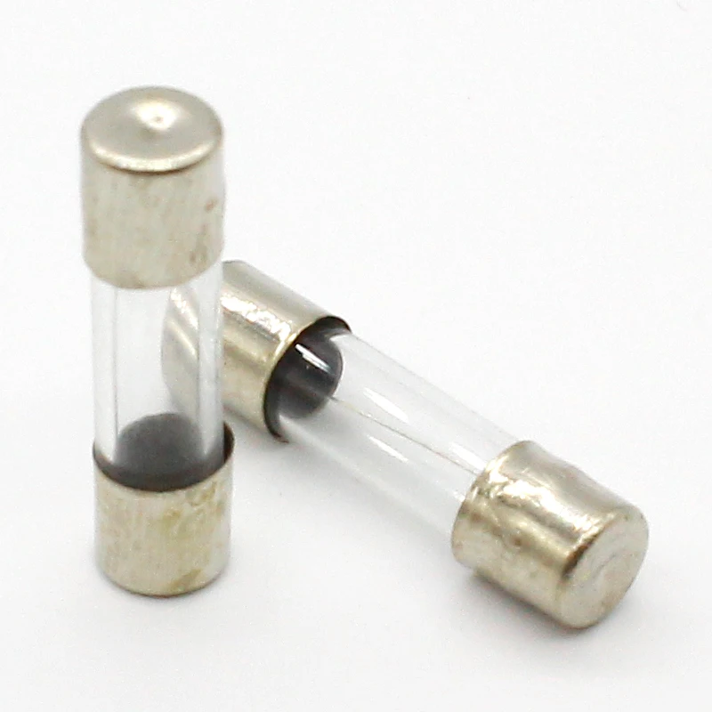 Promotion! 100Pcs Set 5x20mm Quick Blow Glass Tube Fuse Assorted Kits,Fast-blow Glass Fuses