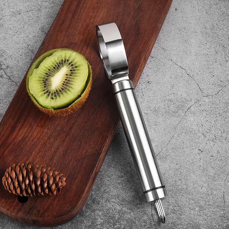 kitchen accessories tools mangoes kiwis fruit cutter machine flesh separator peeler stainless steel kitchen gadgets fruit peeler
