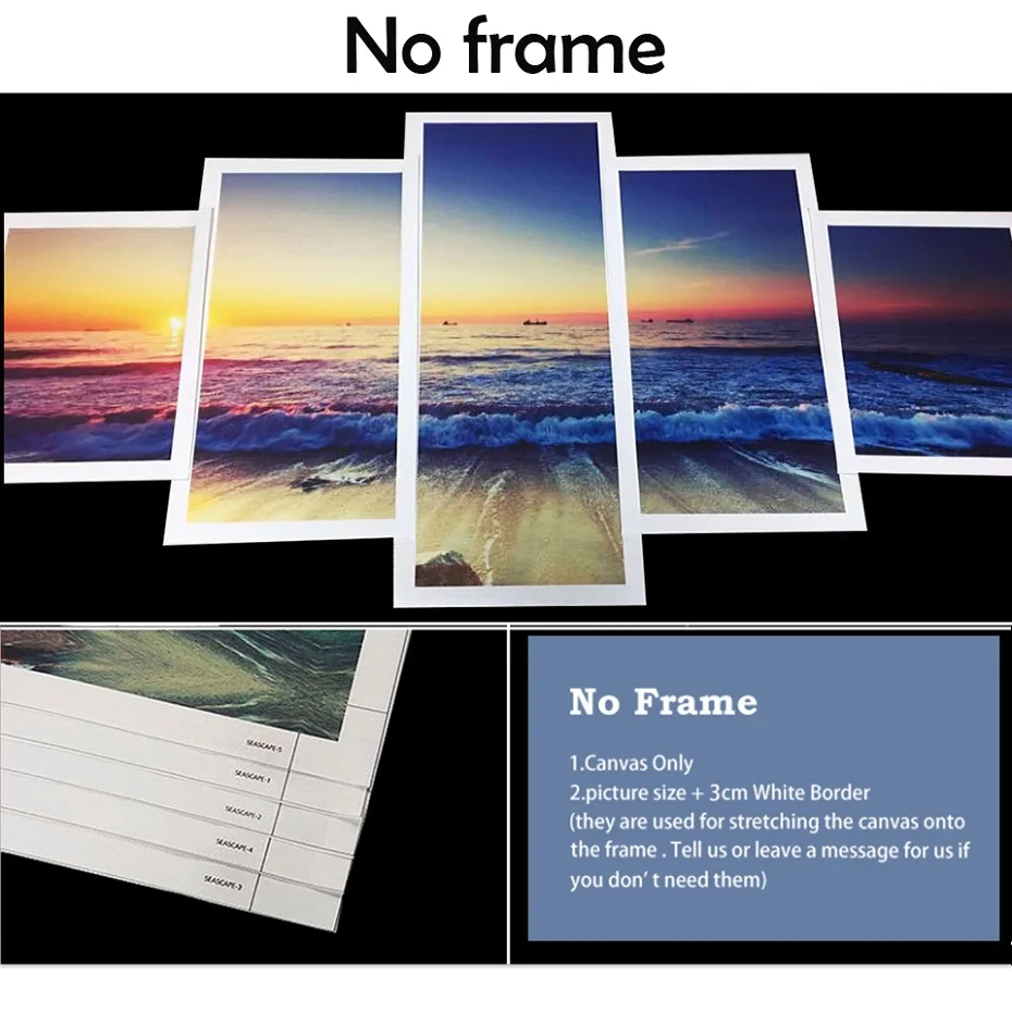 5 Panel Canvas Printed Painting Modern Wall Art Dota 2 Phantom Assassin Game Poster Home Decor For