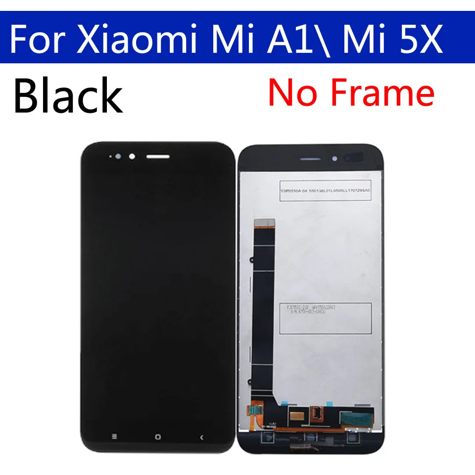 Оригинальный дисплей 5 дюйма для Xiaomi Mi A1 Mi5X дигитайзер сенсорного ЖК экрана с