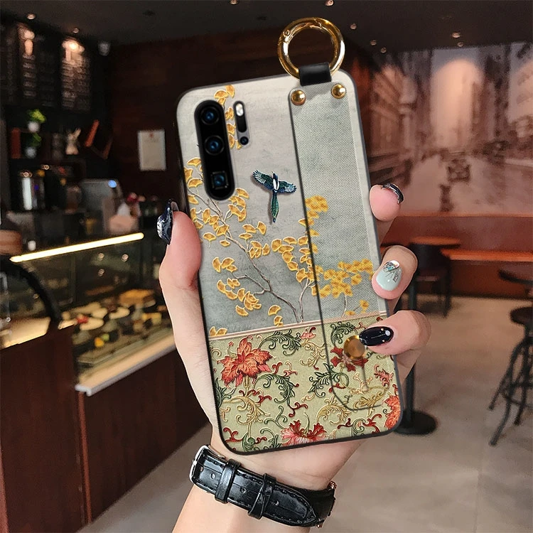 Pattern D 3D рельефный чехол для huawei Коврики 30 20 Pro Lite 20X P30 P20 Nova 5T 3e 3i Honor V30 20 9X 8X Max 7X 7C 10 Крышка наручный ремень Funda - Цвет: Pattern D