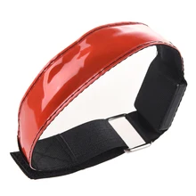 ABKT-LED светоотражающий ремень безопасности блестящий браслет для бега красный